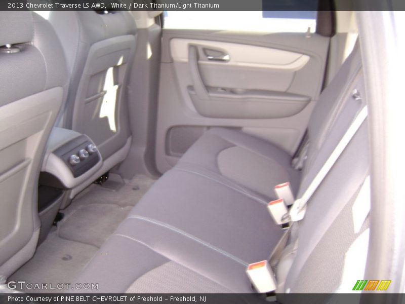 White / Dark Titanium/Light Titanium 2013 Chevrolet Traverse LS AWD