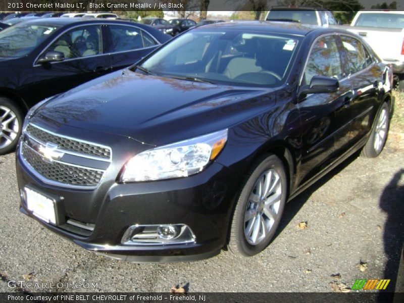 Black Granite Metallic / Jet Black 2013 Chevrolet Malibu LT