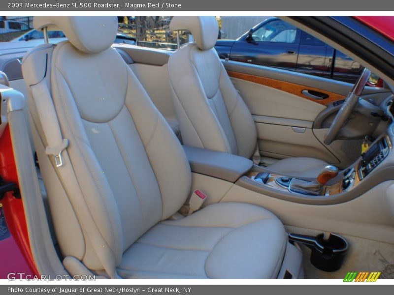 Magma Red / Stone 2003 Mercedes-Benz SL 500 Roadster