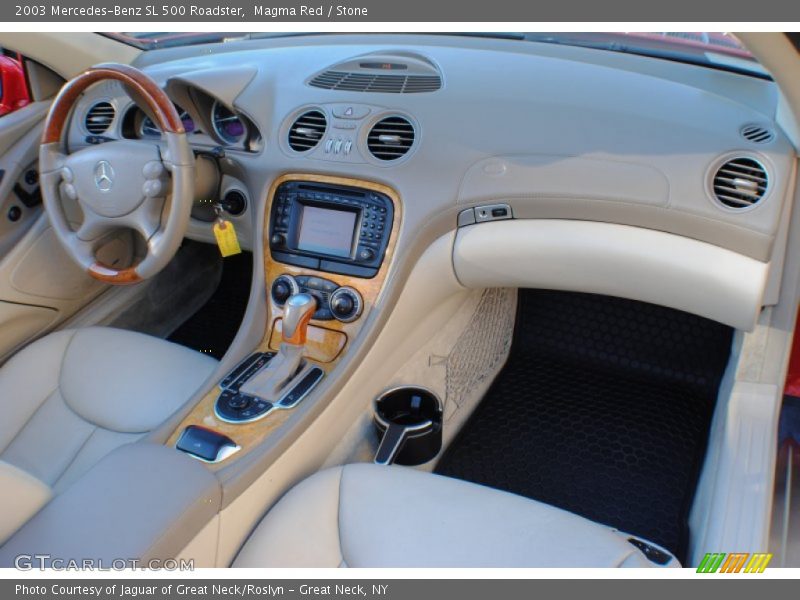 Magma Red / Stone 2003 Mercedes-Benz SL 500 Roadster