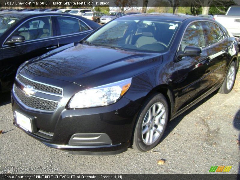 Black Granite Metallic / Jet Black 2013 Chevrolet Malibu LT