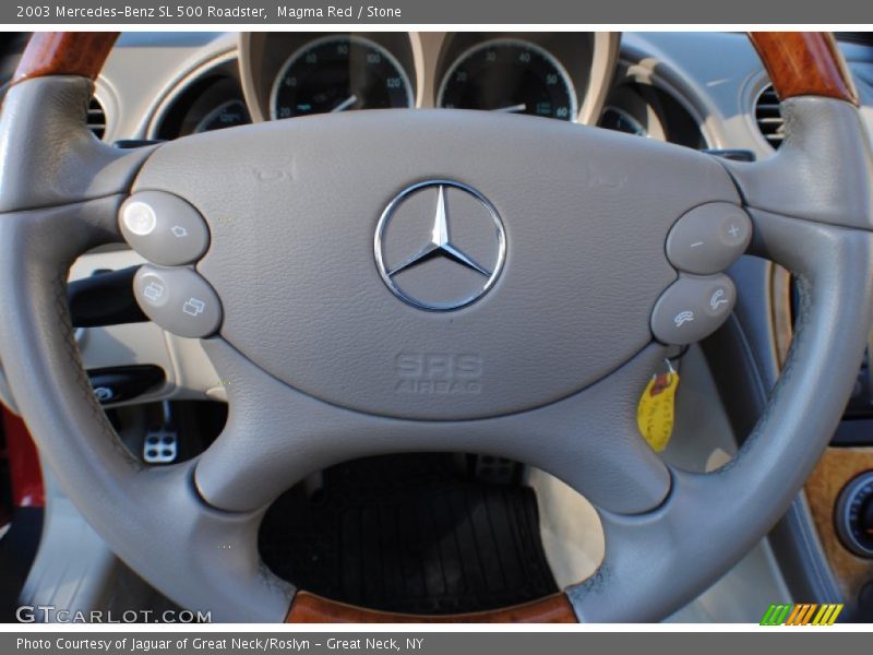 Magma Red / Stone 2003 Mercedes-Benz SL 500 Roadster