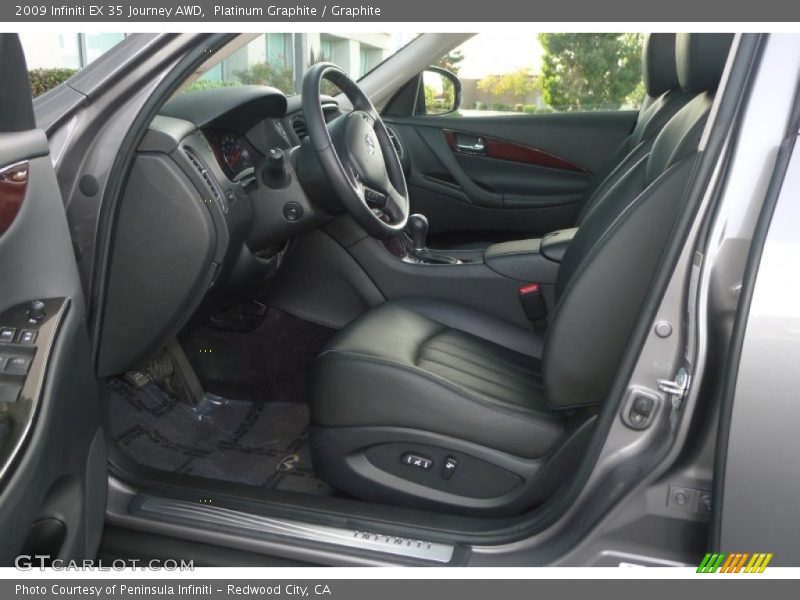  2009 EX 35 Journey AWD Graphite Interior