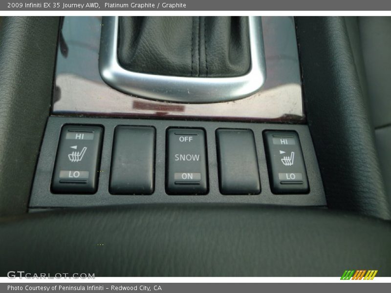 Controls of 2009 EX 35 Journey AWD