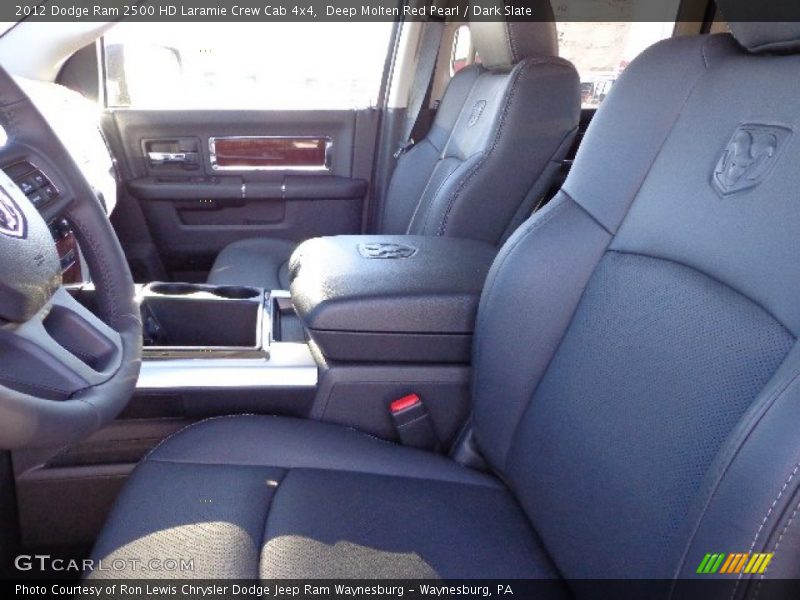 Deep Molten Red Pearl / Dark Slate 2012 Dodge Ram 2500 HD Laramie Crew Cab 4x4