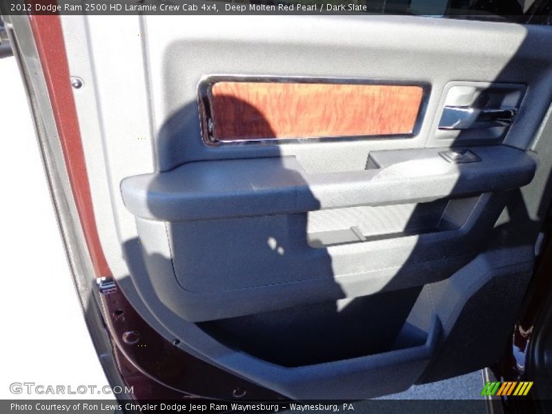 Deep Molten Red Pearl / Dark Slate 2012 Dodge Ram 2500 HD Laramie Crew Cab 4x4