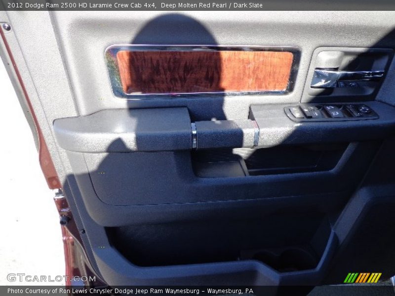 Deep Molten Red Pearl / Dark Slate 2012 Dodge Ram 2500 HD Laramie Crew Cab 4x4