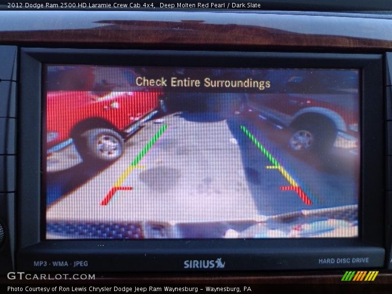 Deep Molten Red Pearl / Dark Slate 2012 Dodge Ram 2500 HD Laramie Crew Cab 4x4