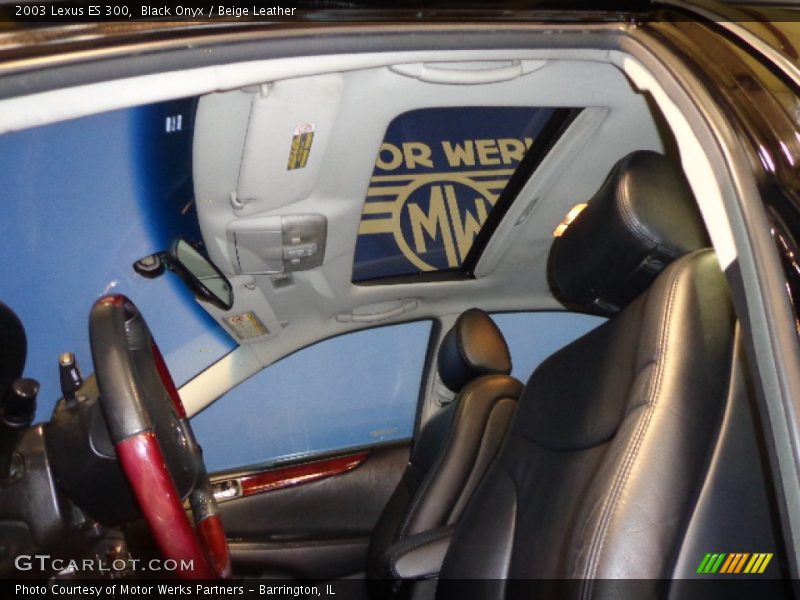 Black Onyx / Beige Leather 2003 Lexus ES 300