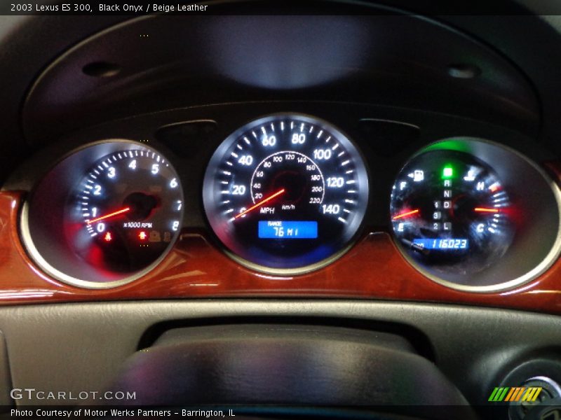 Black Onyx / Beige Leather 2003 Lexus ES 300