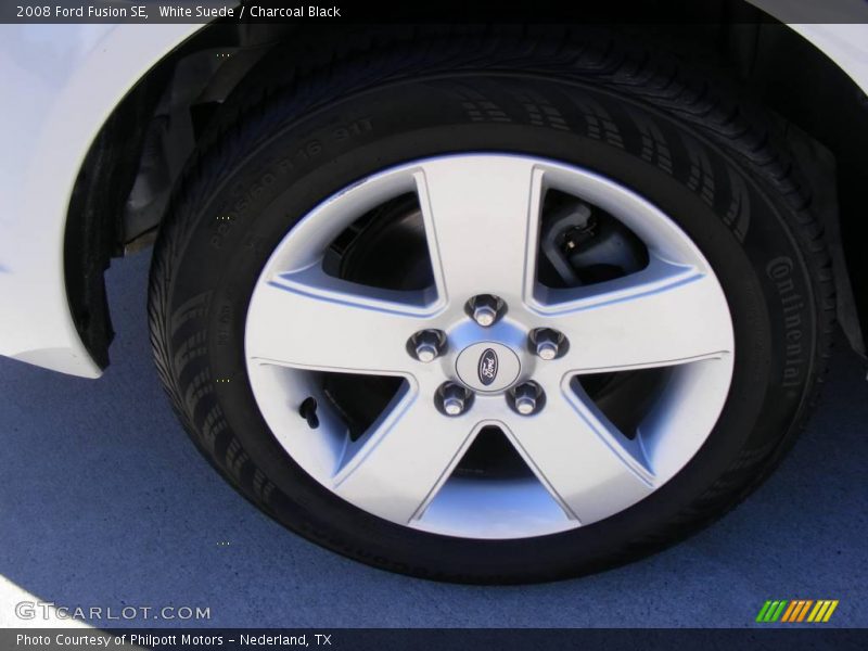 White Suede / Charcoal Black 2008 Ford Fusion SE