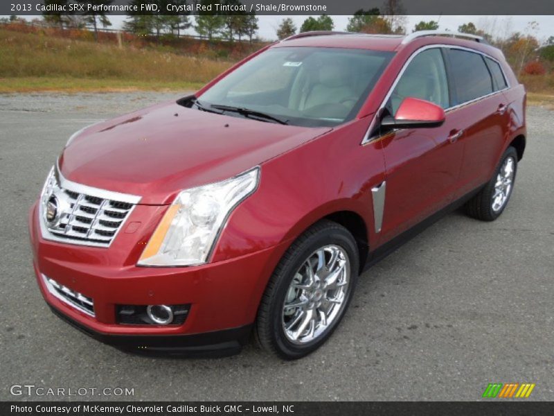 Crystal Red Tintcoat / Shale/Brownstone 2013 Cadillac SRX Performance FWD