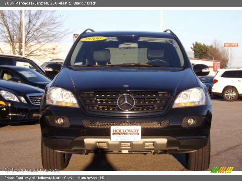 Black / Black 2006 Mercedes-Benz ML 350 4Matic