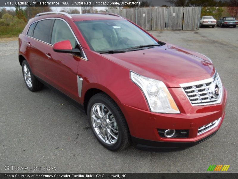Crystal Red Tintcoat / Shale/Brownstone 2013 Cadillac SRX Performance FWD