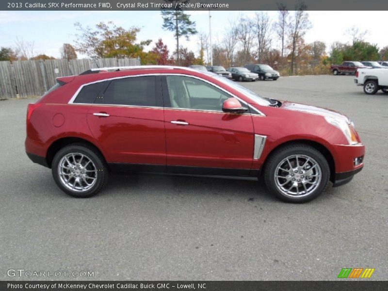 Crystal Red Tintcoat / Shale/Brownstone 2013 Cadillac SRX Performance FWD