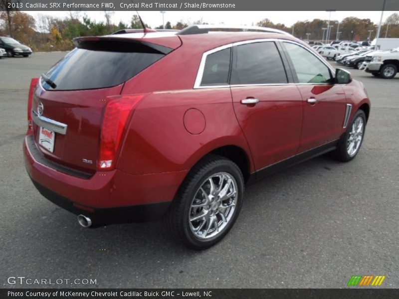 Crystal Red Tintcoat / Shale/Brownstone 2013 Cadillac SRX Performance FWD