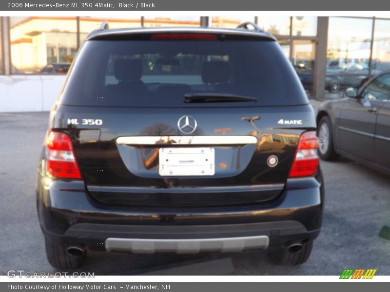 Black / Black 2006 Mercedes-Benz ML 350 4Matic