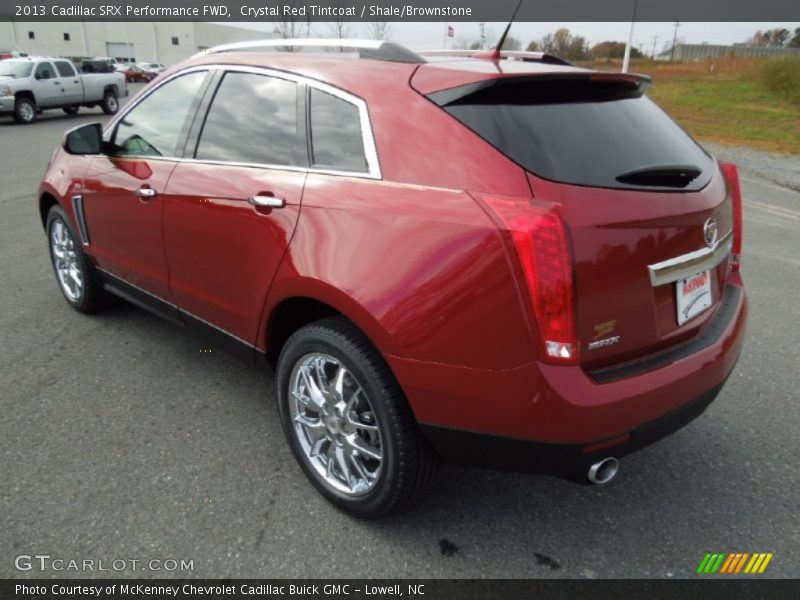 Crystal Red Tintcoat / Shale/Brownstone 2013 Cadillac SRX Performance FWD