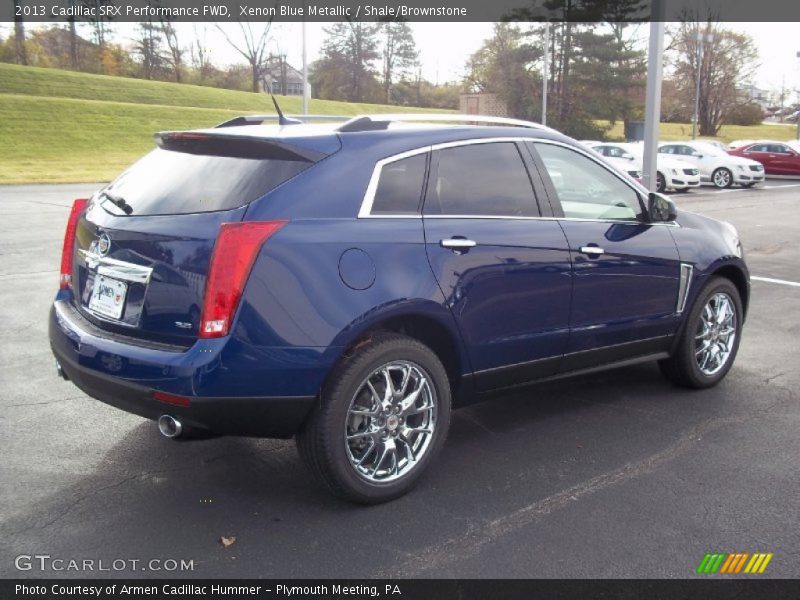 Xenon Blue Metallic / Shale/Brownstone 2013 Cadillac SRX Performance FWD