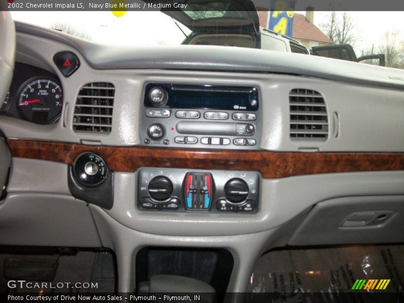 Navy Blue Metallic / Medium Gray 2002 Chevrolet Impala LS