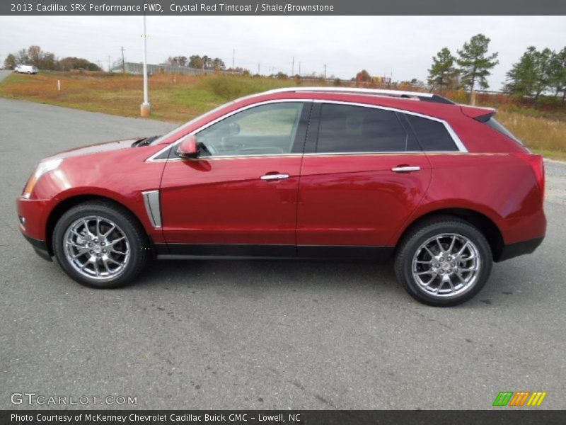 Crystal Red Tintcoat / Shale/Brownstone 2013 Cadillac SRX Performance FWD