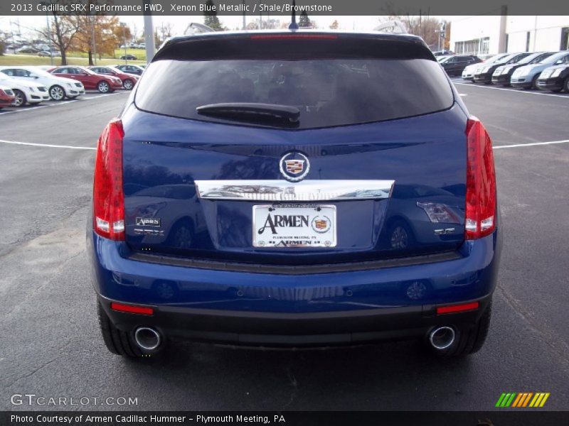 Xenon Blue Metallic / Shale/Brownstone 2013 Cadillac SRX Performance FWD