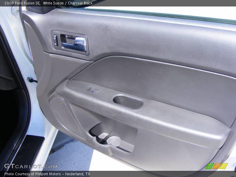 White Suede / Charcoal Black 2008 Ford Fusion SE