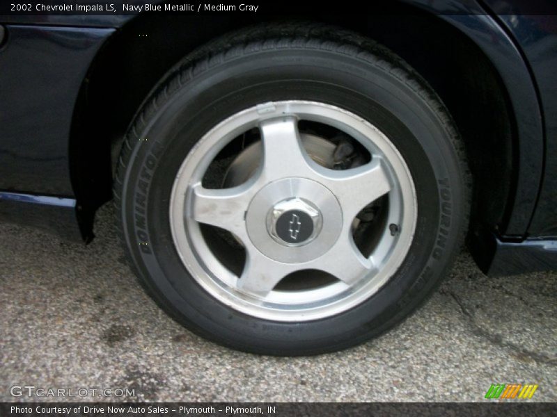 Navy Blue Metallic / Medium Gray 2002 Chevrolet Impala LS