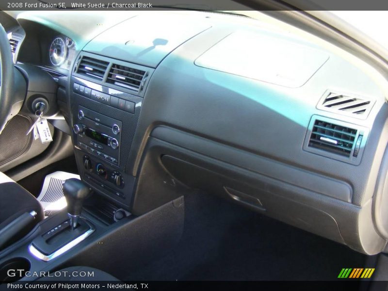 White Suede / Charcoal Black 2008 Ford Fusion SE