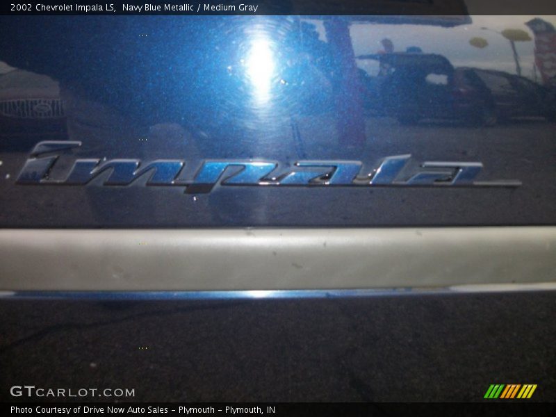 Navy Blue Metallic / Medium Gray 2002 Chevrolet Impala LS