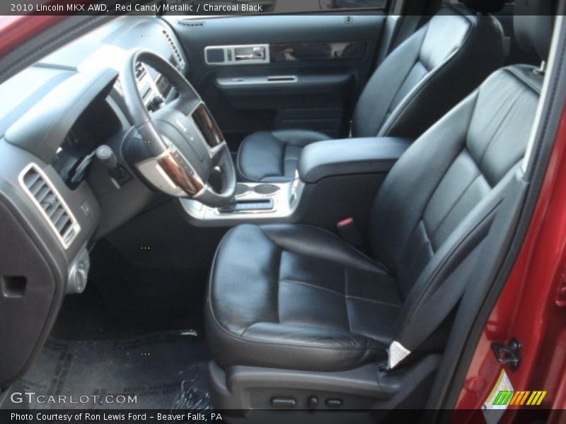 Red Candy Metallic / Charcoal Black 2010 Lincoln MKX AWD