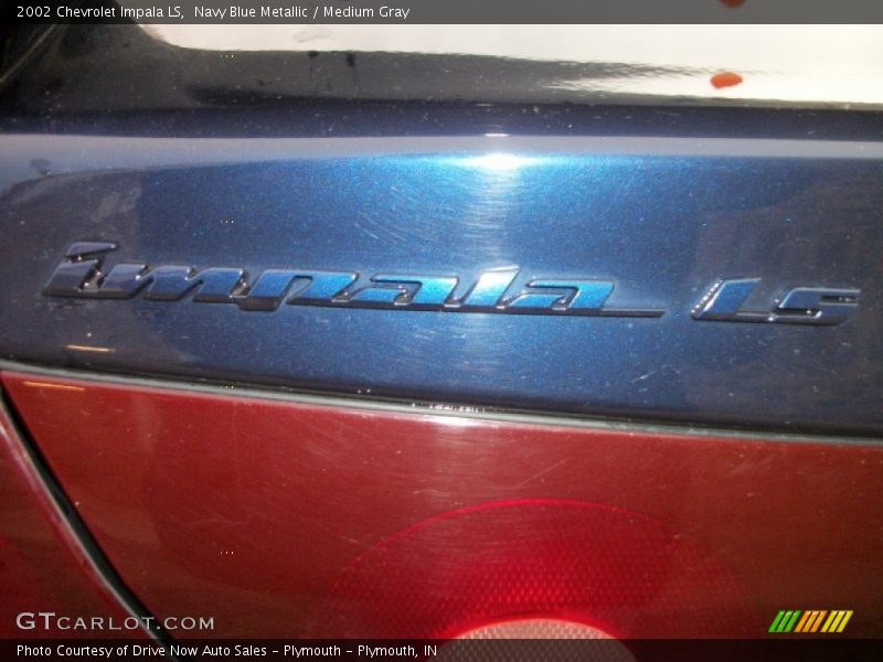 Navy Blue Metallic / Medium Gray 2002 Chevrolet Impala LS
