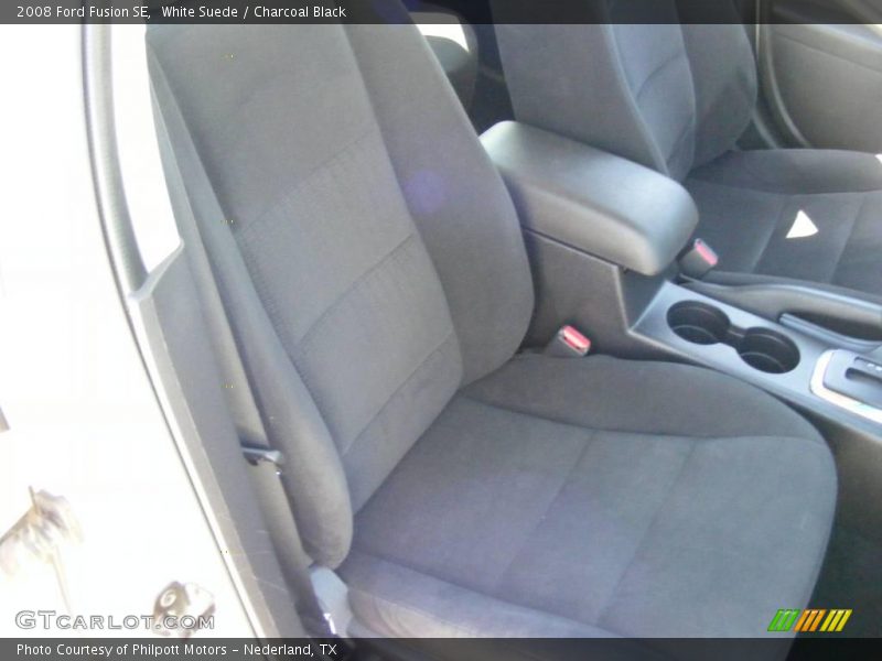 White Suede / Charcoal Black 2008 Ford Fusion SE