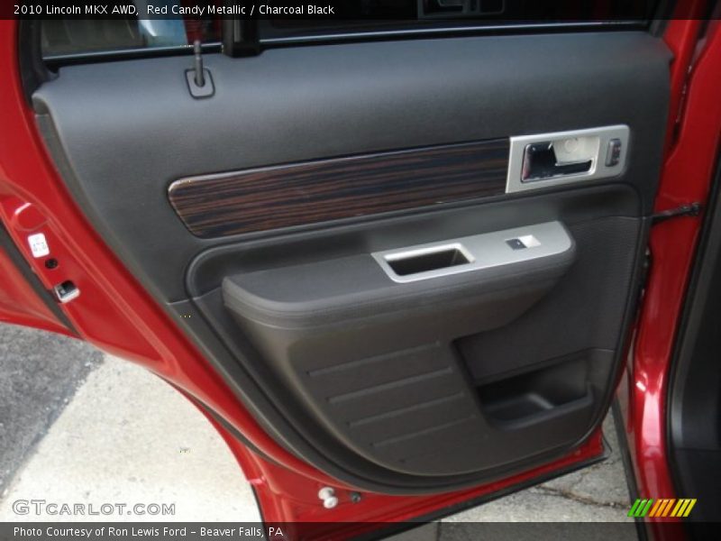 Red Candy Metallic / Charcoal Black 2010 Lincoln MKX AWD