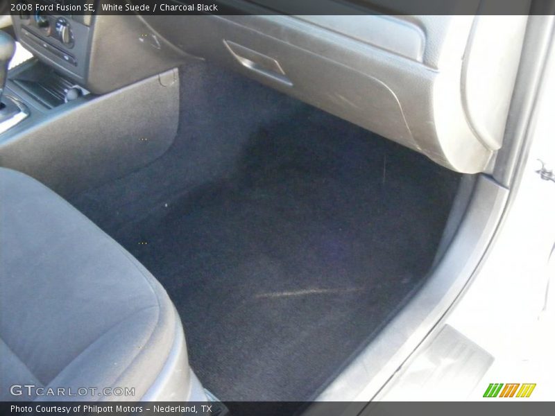 White Suede / Charcoal Black 2008 Ford Fusion SE