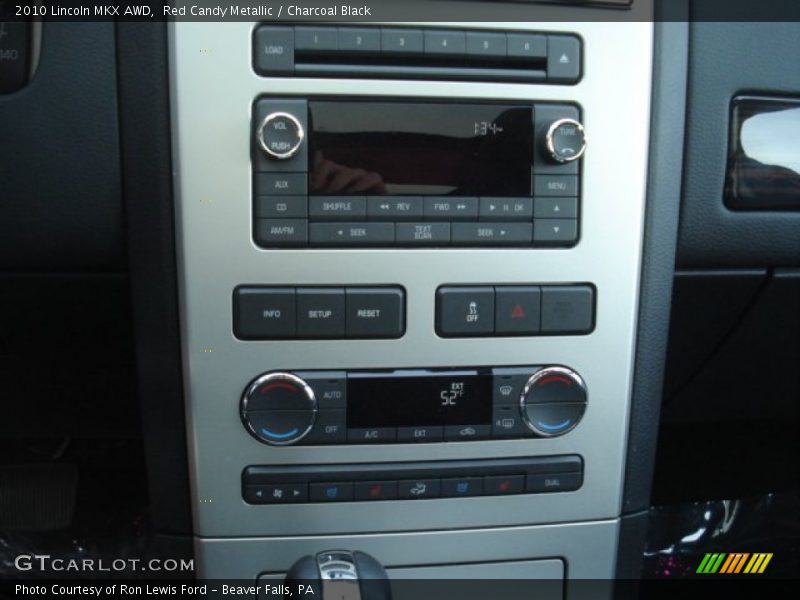 Red Candy Metallic / Charcoal Black 2010 Lincoln MKX AWD