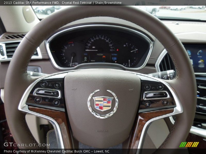 Crystal Red Tintcoat / Shale/Brownstone 2013 Cadillac SRX Performance FWD