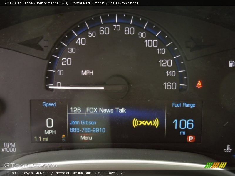 Crystal Red Tintcoat / Shale/Brownstone 2013 Cadillac SRX Performance FWD