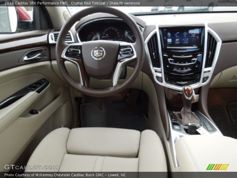 Crystal Red Tintcoat / Shale/Brownstone 2013 Cadillac SRX Performance FWD
