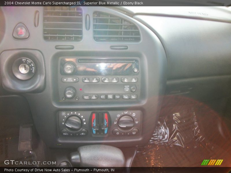 Superior Blue Metallic / Ebony Black 2004 Chevrolet Monte Carlo Supercharged SS