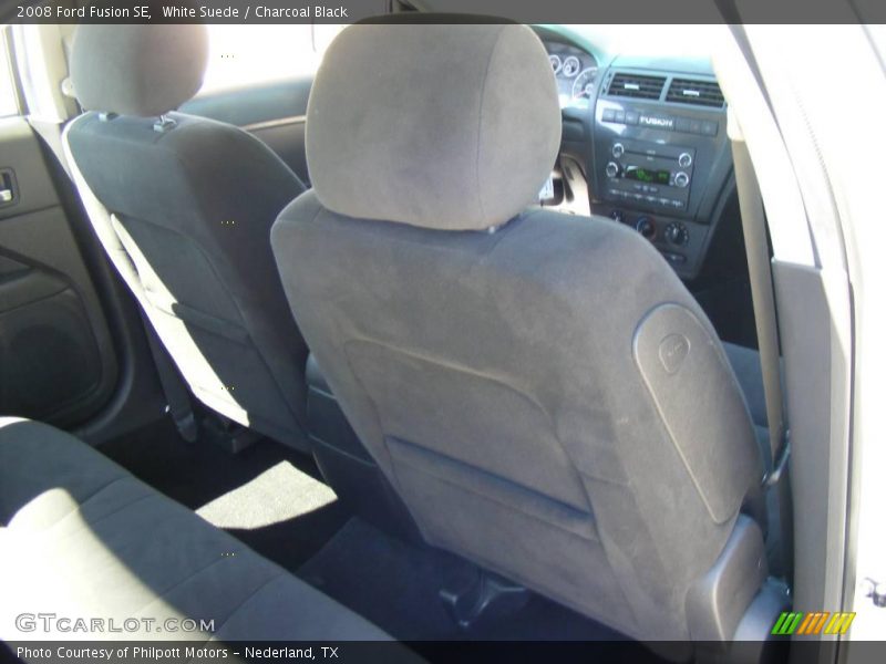 White Suede / Charcoal Black 2008 Ford Fusion SE