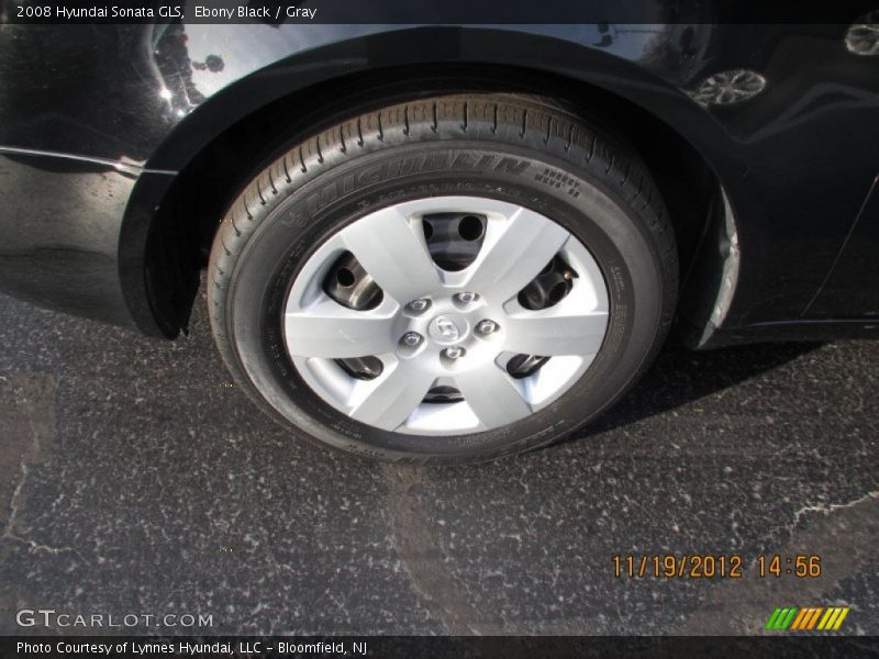 Ebony Black / Gray 2008 Hyundai Sonata GLS