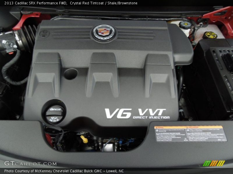 Crystal Red Tintcoat / Shale/Brownstone 2013 Cadillac SRX Performance FWD