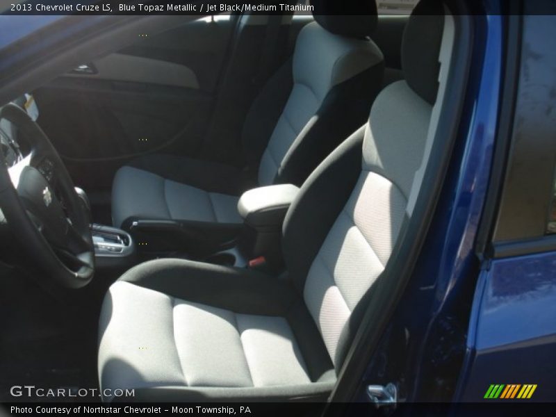 Blue Topaz Metallic / Jet Black/Medium Titanium 2013 Chevrolet Cruze LS