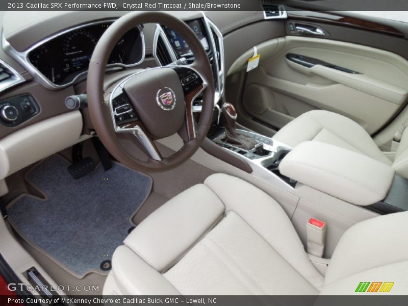 Crystal Red Tintcoat / Shale/Brownstone 2013 Cadillac SRX Performance FWD