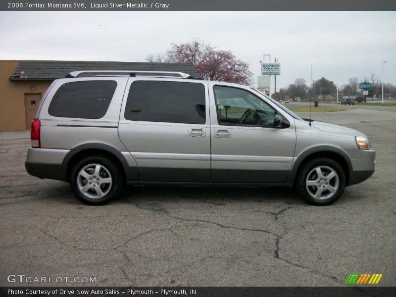 Liquid Silver Metallic / Gray 2006 Pontiac Montana SV6