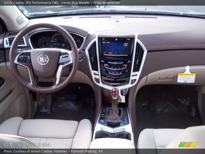 Xenon Blue Metallic / Shale/Brownstone 2013 Cadillac SRX Performance FWD