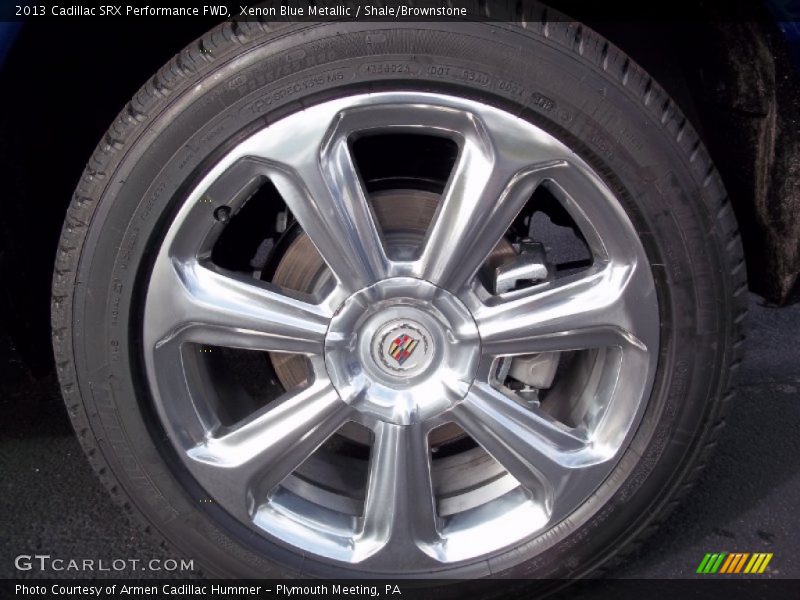 Xenon Blue Metallic / Shale/Brownstone 2013 Cadillac SRX Performance FWD