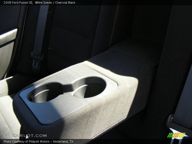 White Suede / Charcoal Black 2008 Ford Fusion SE