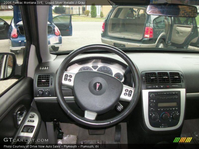 Liquid Silver Metallic / Gray 2006 Pontiac Montana SV6